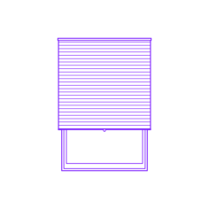 Buildings Window Blinds Cellular Outline Icon Svg Set, Free Vectors File